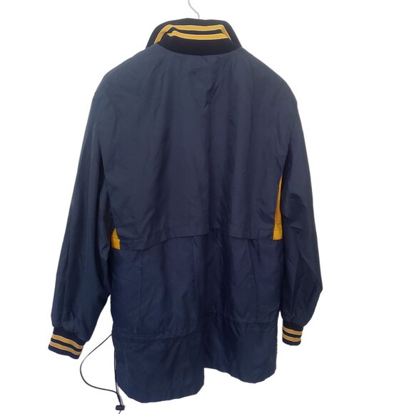 Birdie Golf Jacket with Yellow Accent Windbreaker Mens Size L Vintage Jacket - Picture 3 of 5